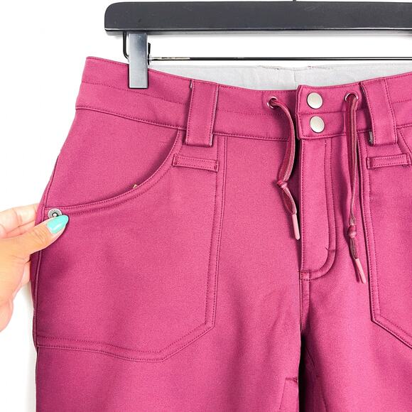 Nike Womens Size S Fleece Lined Waterproof Snow Ski Flare Pants 31” Inseam - Picture 3 of 13